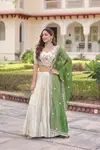 KA 5061 Cosmos Silk Lehenga Choli Wholesale Clothing Suppliers In India